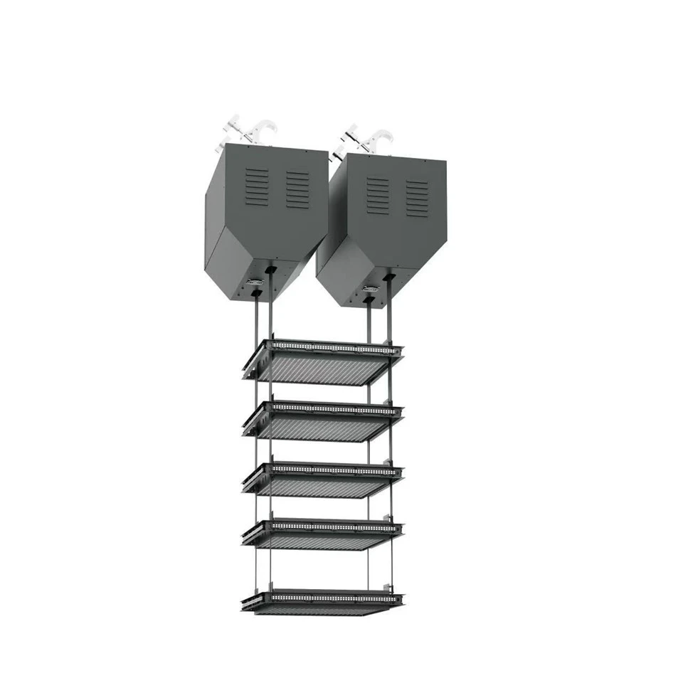 Dual DMX Winch 40KG Kinetic System With 5 RGBW LED Panels For Stage And Event suppliers